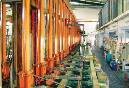 نوع الإرجاع التلقائي خط طلاء النيكل بالكهرباء OEM